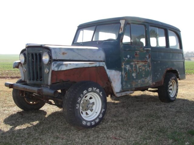 1954 Green Willys Wagon