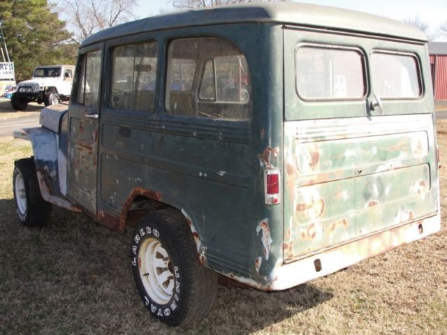 1954 Green Willys Wagon