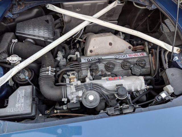 1991 Blue Toyota MR2