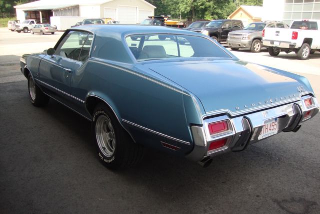 1972 Nordic Blue Oldsmobile Cutlass Coupe