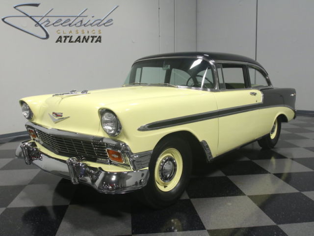 1956 Black Chevrolet Bel Air/150/210 Sedan