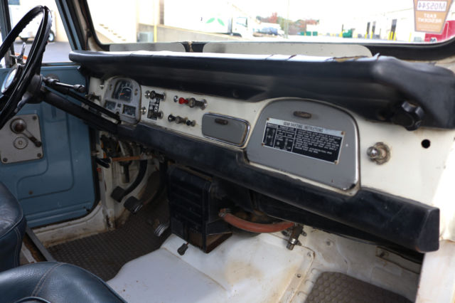 1970 Orange Toyota Land Cruiser SUV