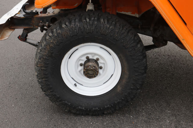1970 Orange Toyota Land Cruiser SUV