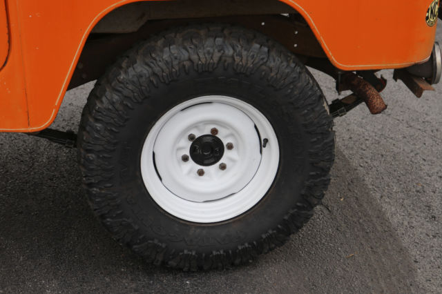 1970 Orange Toyota Land Cruiser SUV