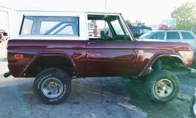 1971 Candy Apple Red Ford Bronco Convertible