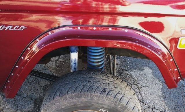 1971 Candy Apple Red Ford Bronco Convertible