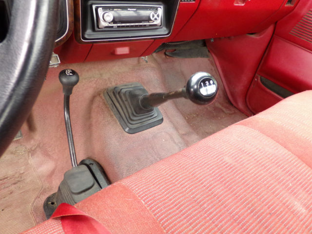 1988 red Ford F-150 Standard Cab Pickup