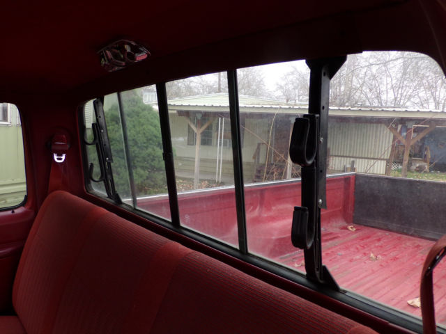 1988 red Ford F-150 Standard Cab Pickup