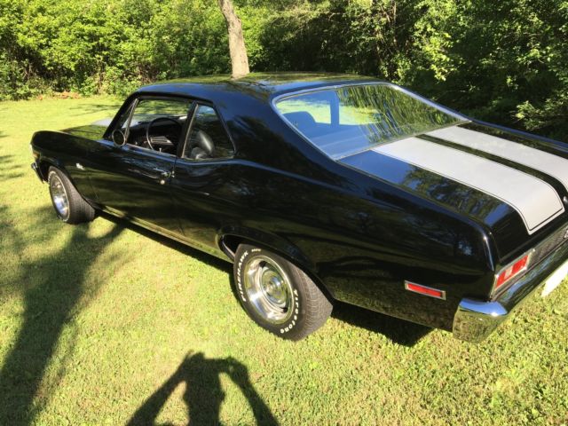 1972 Black Chevrolet Nova Coupe