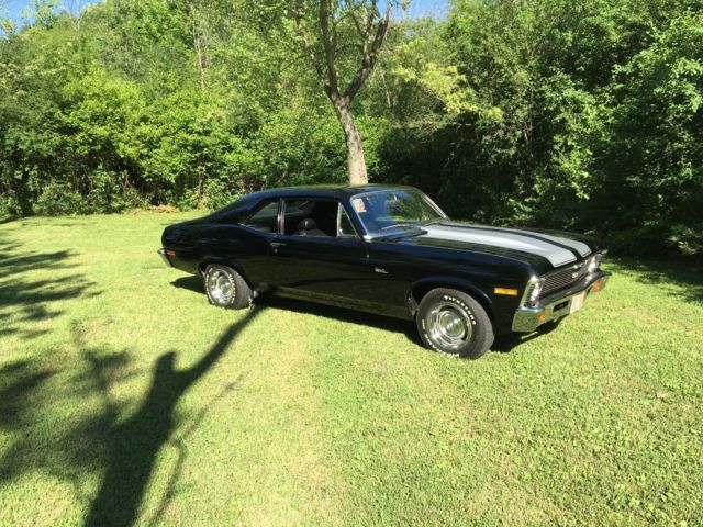 1972 Black Chevrolet Nova Coupe