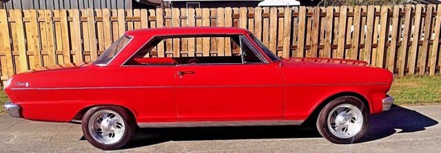 1962 red Chevrolet Nova