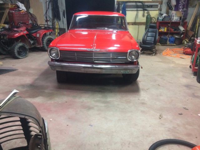 1962 red Chevrolet Nova