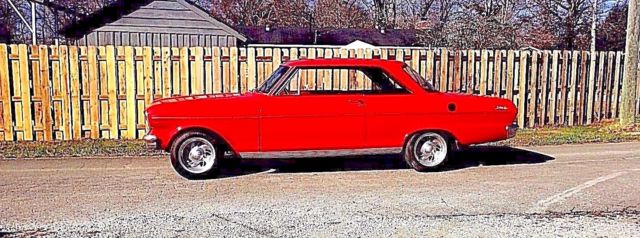 1962 red Chevrolet Nova