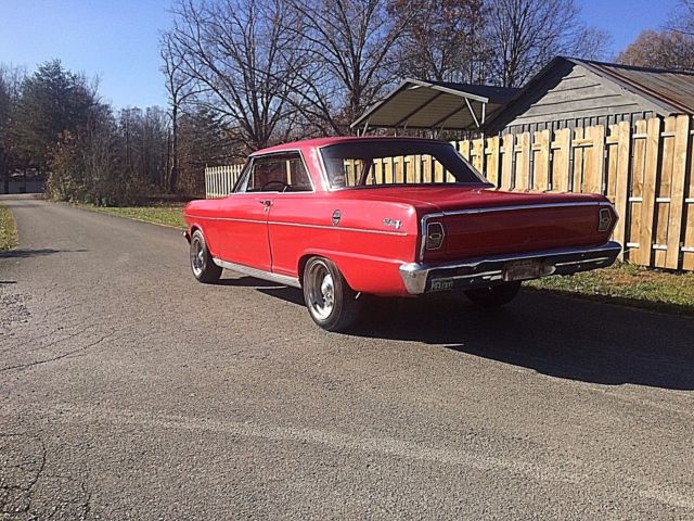 1962 red Chevrolet Nova