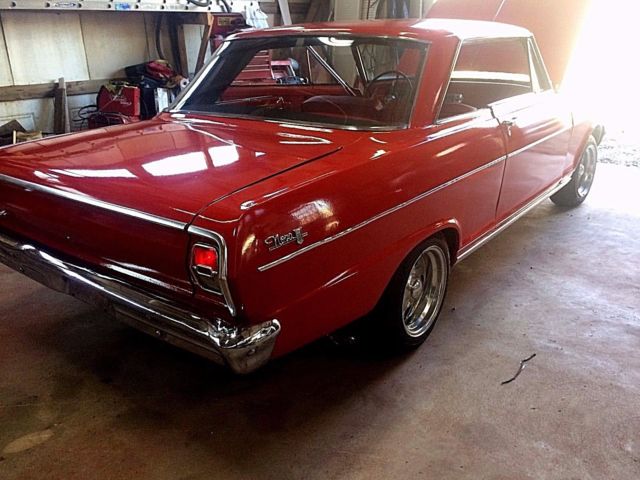 1962 red Chevrolet Nova