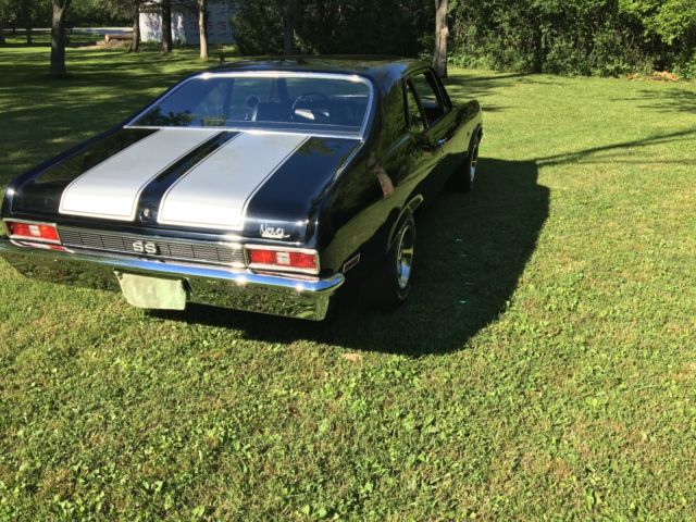 1972 Black Chevrolet Nova Coupe
