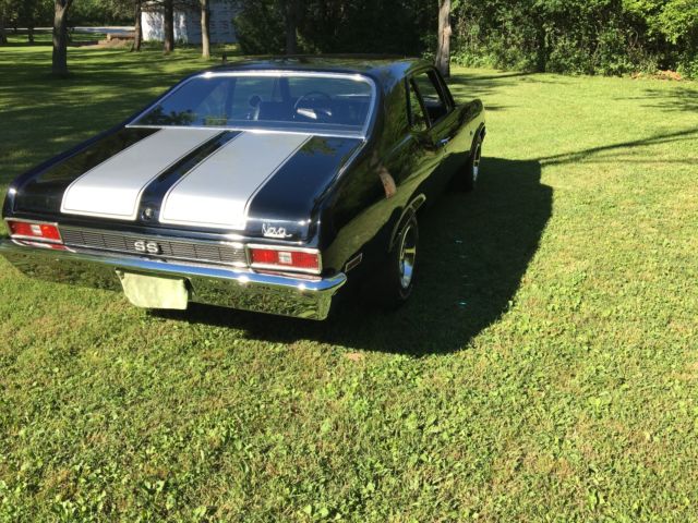 1972 Black Chevrolet Nova Coupe