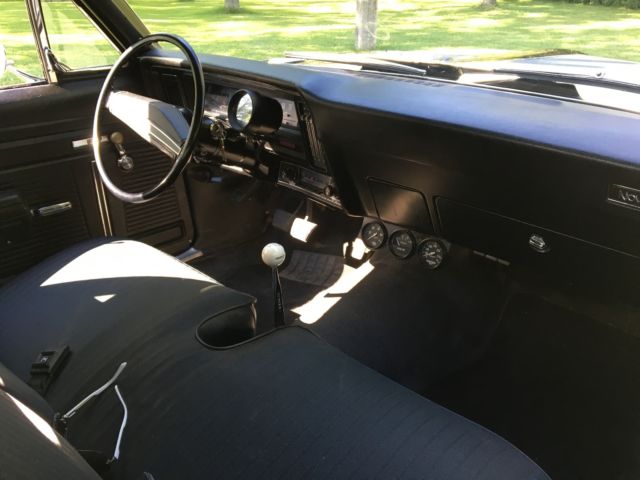 1972 Black Chevrolet Nova Coupe