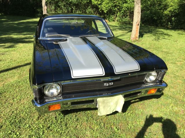 1972 Black Chevrolet Nova Coupe