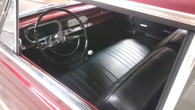 1963 Red Chevrolet Nova Coupe