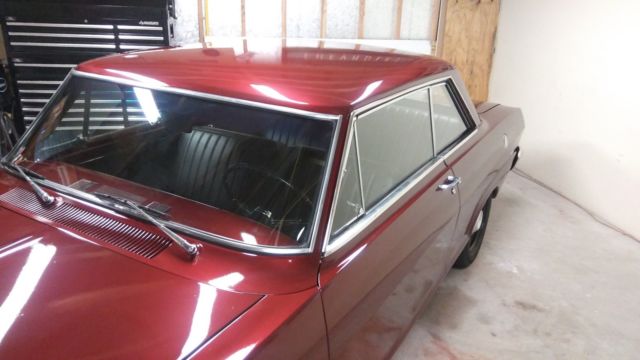 1963 Red Chevrolet Nova Coupe