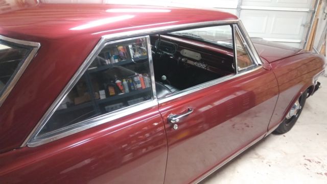 1963 Red Chevrolet Nova Coupe