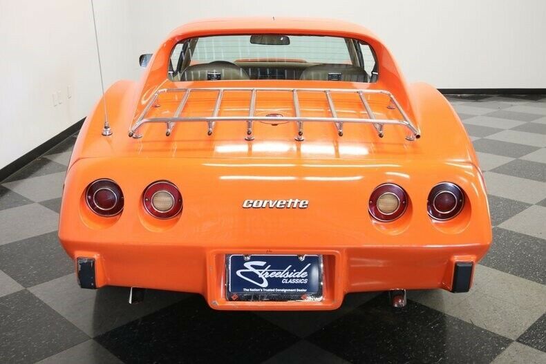 1976 Orange Chevrolet Corvette Coupe