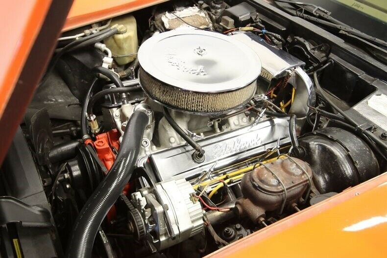 1976 Orange Chevrolet Corvette Coupe