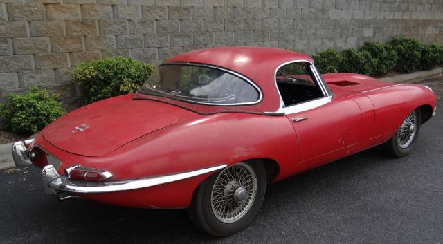 1968 Red Jaguar E-Type Convertible