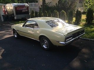 1968 butternut yellow Chevrolet Camaro Coupe