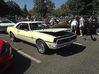 1968 butternut yellow Chevrolet Camaro Coupe