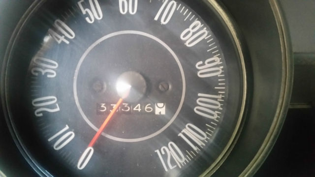 1966 Red Oldsmobile 442 Cutlass Coupe w/post