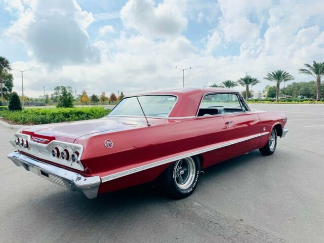 1963 Red Chevrolet Impala --