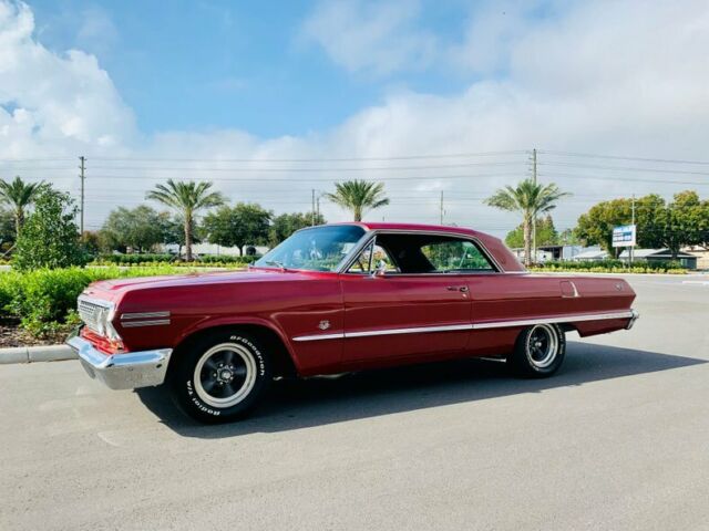 1963 Red Chevrolet Impala --