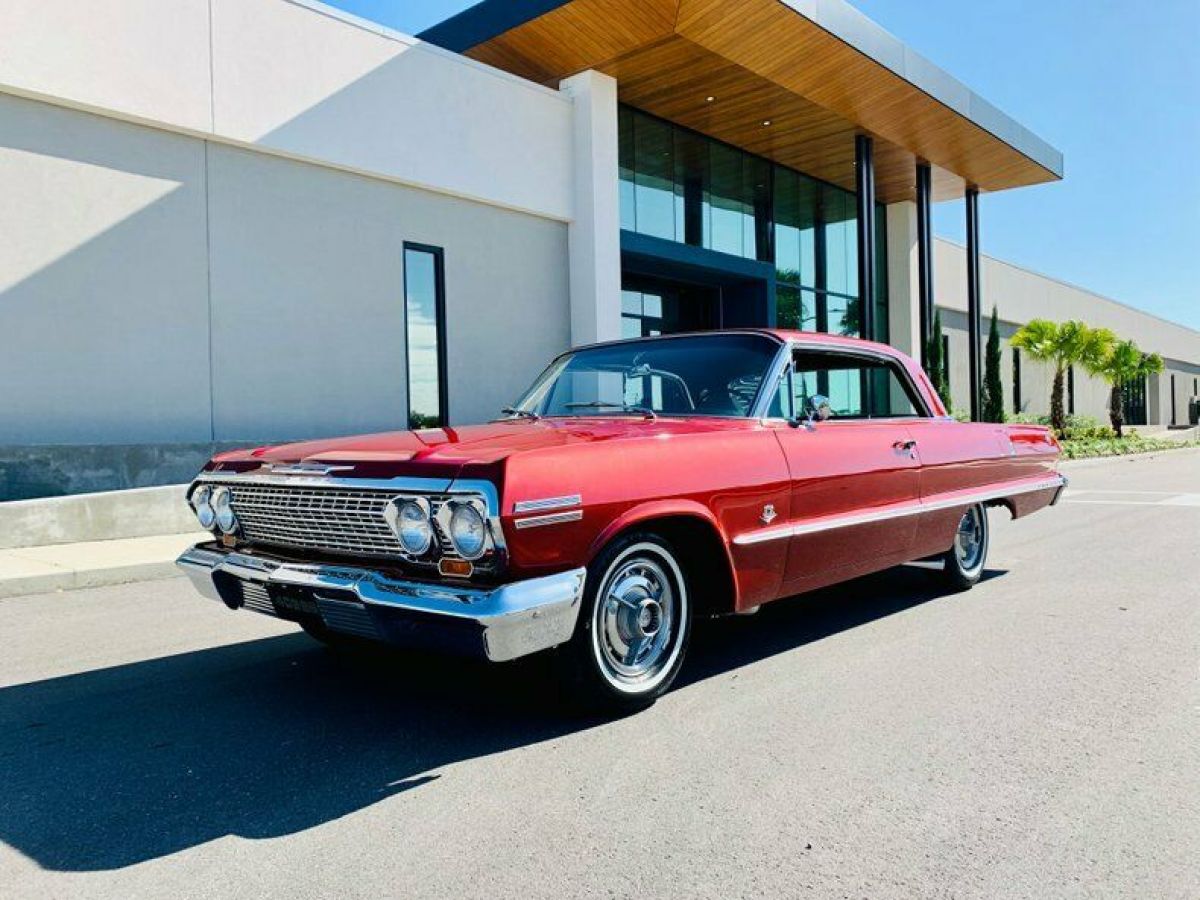 1963 Red Chevrolet Impala --