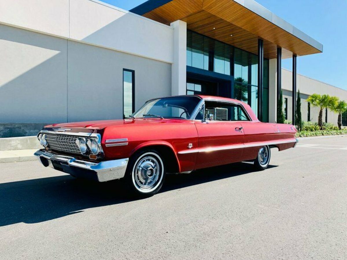 1963 Red Chevrolet Impala --