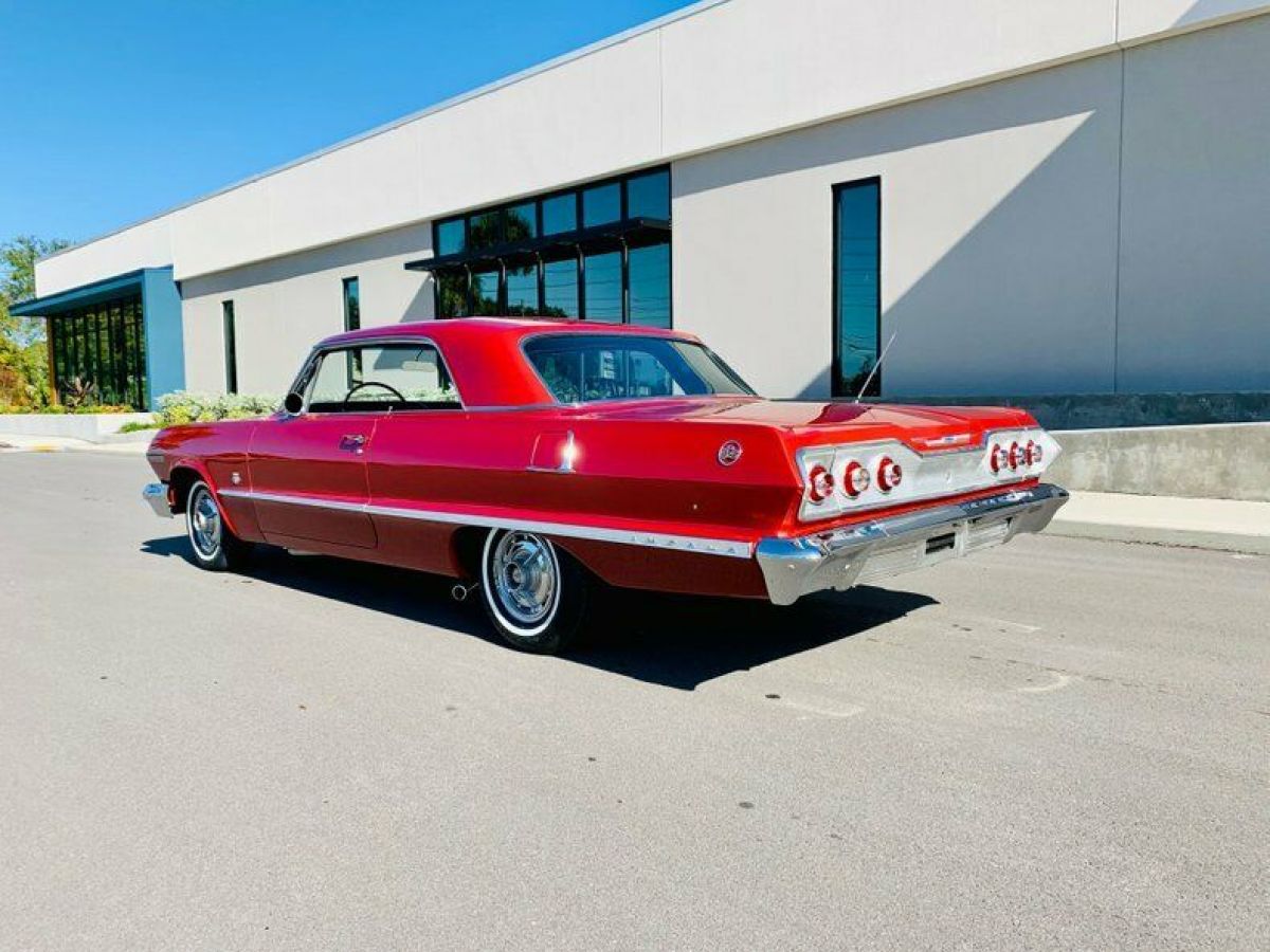 1963 Red Chevrolet Impala --