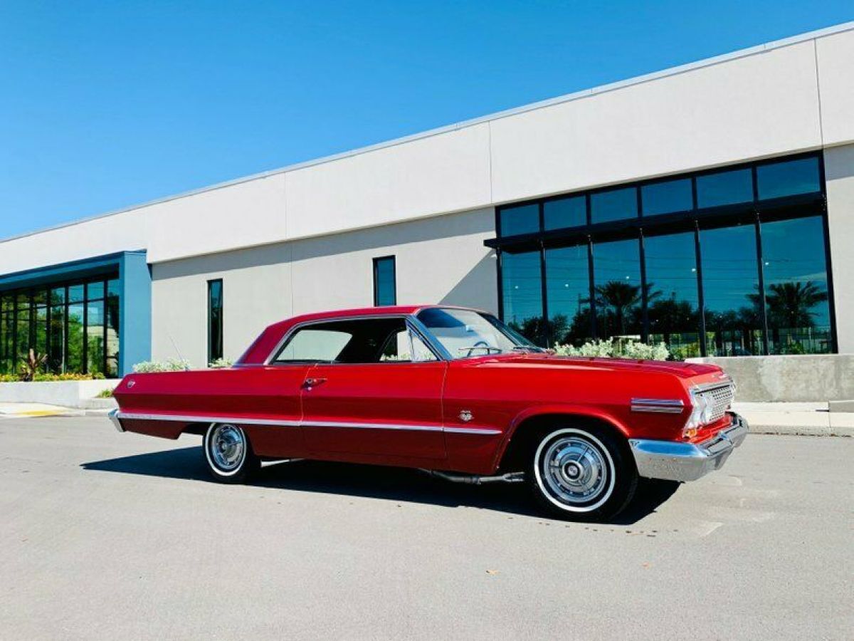 1963 Red Chevrolet Impala --