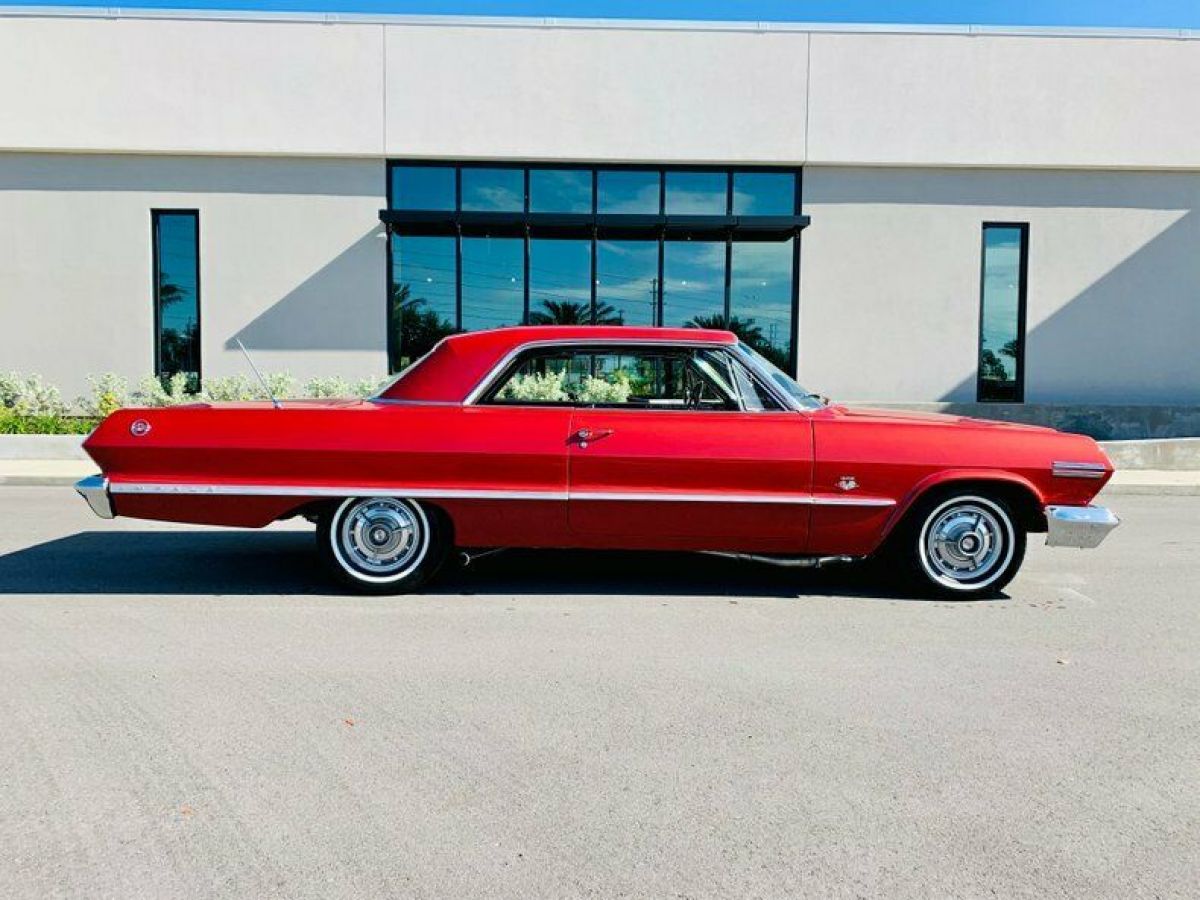 1963 Red Chevrolet Impala --