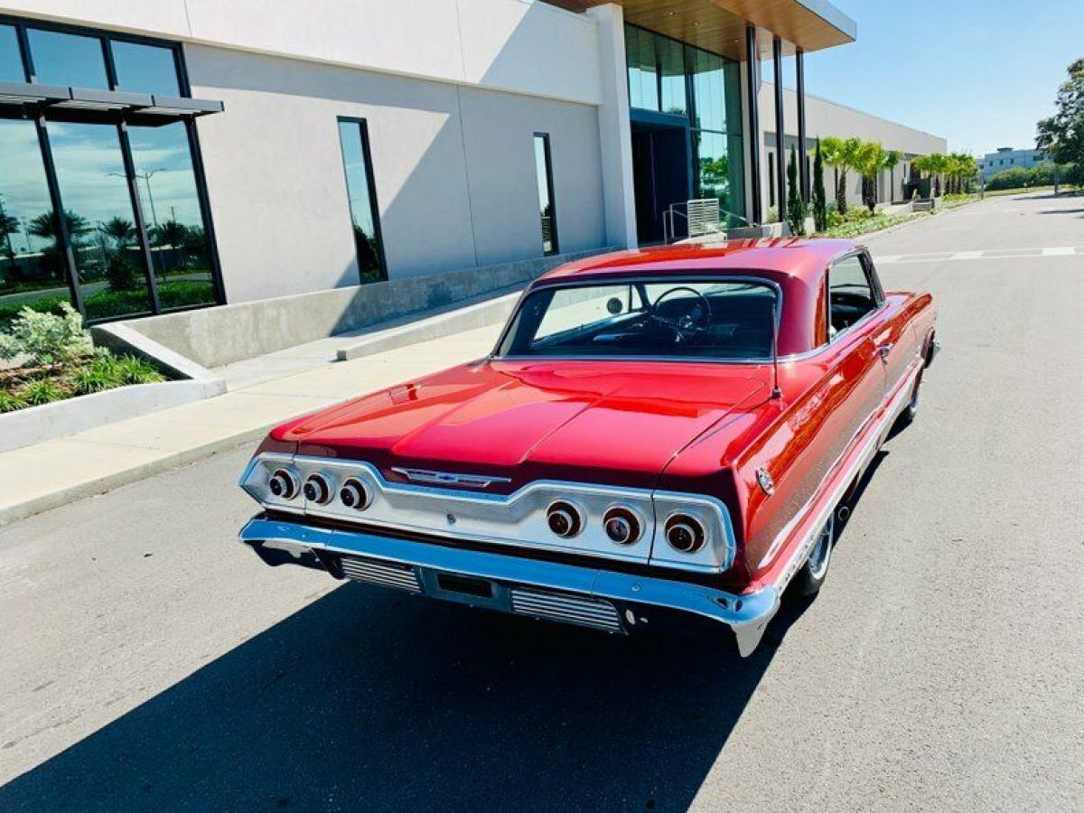 1963 Red Chevrolet Impala --