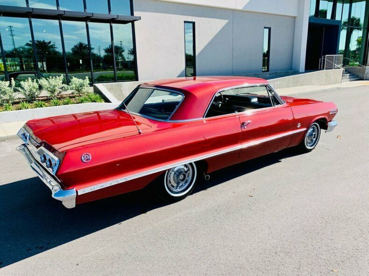 1963 Red Chevrolet Impala --