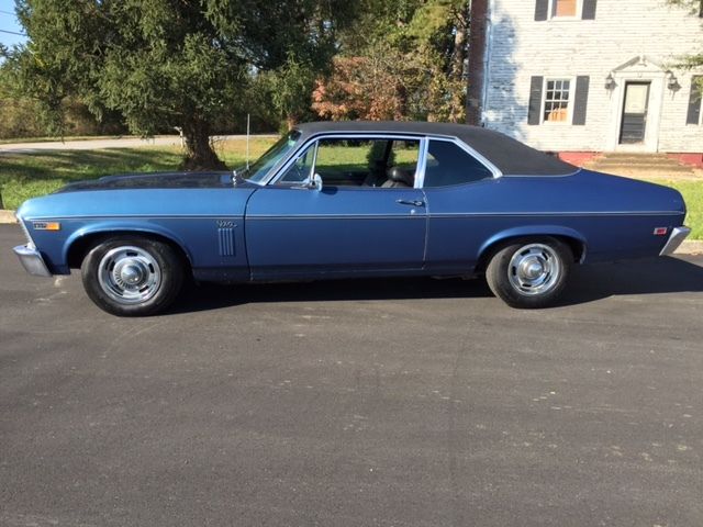 1969 Dusk Blue Chevrolet Nova Coupe