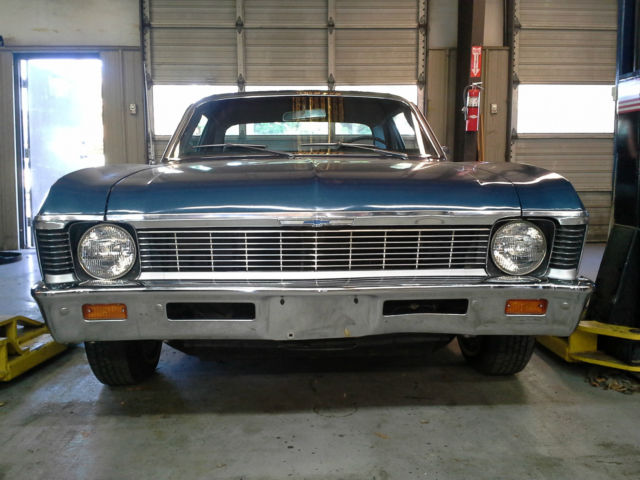 1969 Dusk Blue Chevrolet Nova Coupe