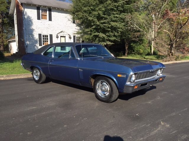 1969 Dusk Blue Chevrolet Nova Coupe