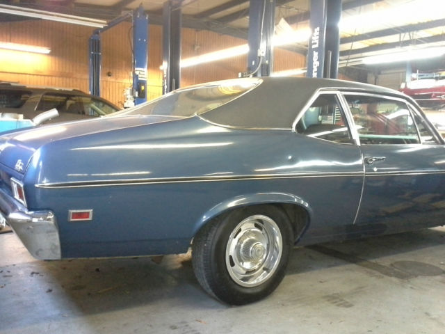 1969 Dusk Blue Chevrolet Nova Coupe