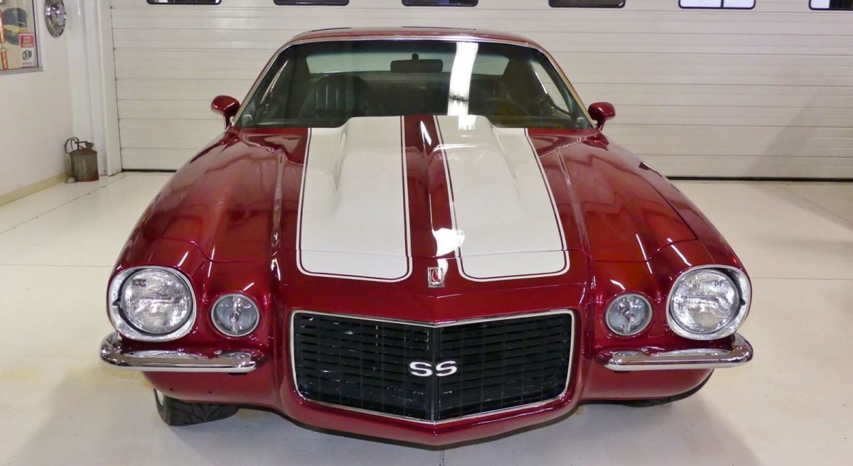 1971 Red Chevrolet Camaro 2 Door Hard Top