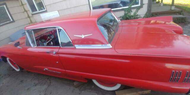1960 Red Ford Thunderbird Coupe