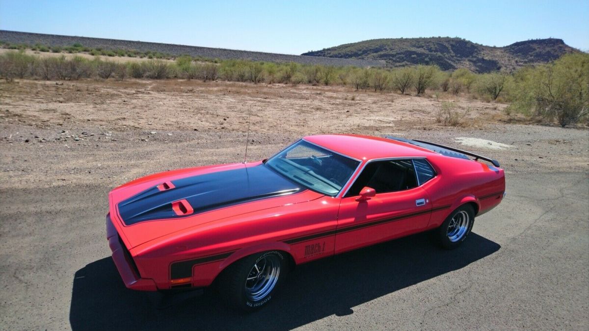 1971 Red Ford Mustang Fastback