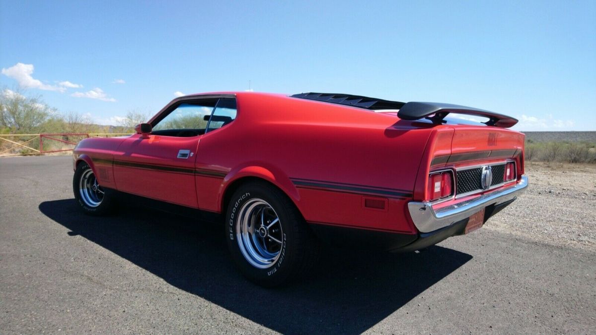 1971 Red Ford Mustang Fastback