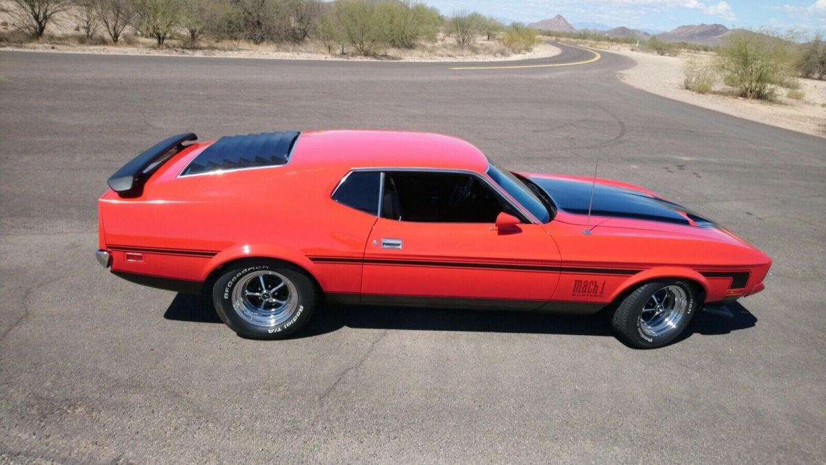1971 Red Ford Mustang Fastback